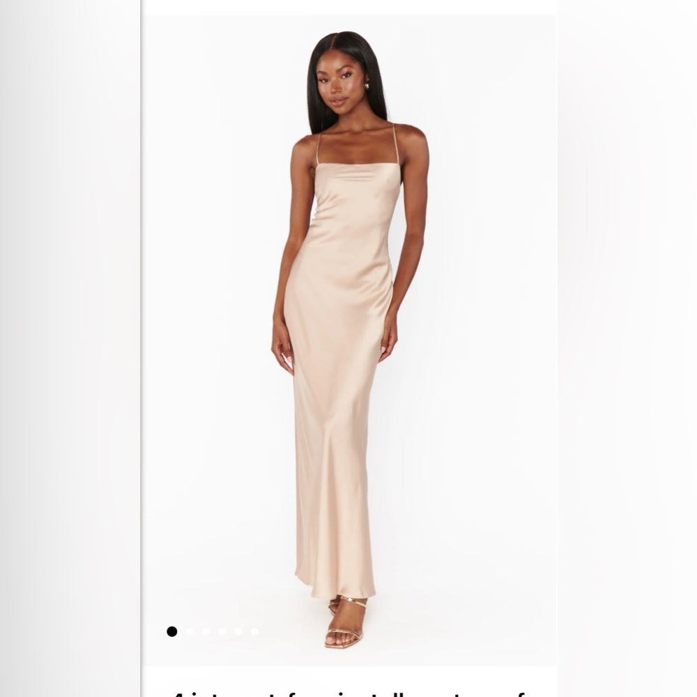 NWOT SHOW ME YOUR MUMU - Dani Slip Dress size medium color: champagne